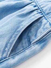 Balabala Váy denim cho bé gái - Màu xanh lam - Xem 5