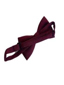 Men Bow Ties - Burgundy - View 3