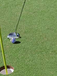 1pc Golf Ball Liner & Marker Tool, 360 Degree Alignment & Drawing Guide Template, With Easter Markers - Multicolor - View 3