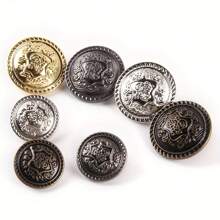 20PCS Metal Round Shank Buttons Vintage Buttons Sewing Buttons Decorative Buttons,Buttons For DIY Crafts Arts & Crafts Supplies , Buttons For ClothingSewing & Knitting Supplies.( Color: Gold, Silver, Copper, Antique Silver )