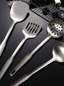 9英寸不銹鋼小湯勺,適用於家庭使用,帶掛鉤 - 銀色 - 查看 7