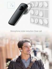 Fone de Ouvido Bluetooth sem Fio Versão 4.1Headset A-162 - Multicolorido - Visão 3