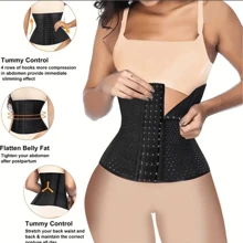 Corset Reductor Faja Gym Cinturilla Colombiana Lenceria - Beis - Ver 4