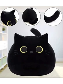 3 种尺寸可爱黑猫毛绒枕头娃娃软玩具猫可爱毛绒动物娃娃动漫猫毛绒玩具高品质儿童礼物男孩女孩朋友玩具房间装饰情人节礼物，玩具，毛绒玩具，毛绒玩具，女孩娃娃，女孩礼物，男孩礼物，毛绒猫，男孩礼物，毛绒动物，猫，毛绒玩具