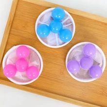 1pc/3pcs Blue Washing Machine Floating Hair Removal Filter Mesh Bag, Laundry Cleaning Tool - 1PC Blue - View 5