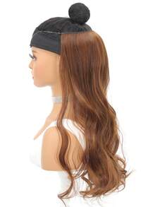 Hair Extensions For Women Invisible Wire Hair Extension Copper Red 22 Inch Long Wavy Ginger Hair Extension - Light Brown - View 7