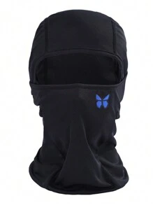 1pc Butterfly  Printed Mask Hood For Men And Women Outdoor Riding Balaclava Hat Windproof And Sunscreen Sun Hat - Multicolor - View 9