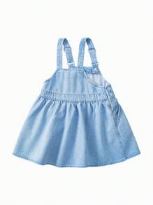 Balabala Váy denim cho bé gái - Màu xanh lam - Xem 2