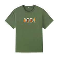 Men T-Shirts - xanh quân đội - Xem 1
