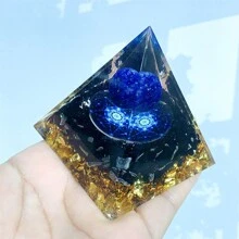 1入石材青金石水晶球水晶金字塔-吸引正能量、減輕壓力、增強脈輪療癒-作為獨特的禮物的晶冥想石 - lapis - 查看 4