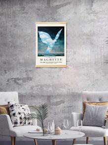 1個實木掛畫,僅有木條,掛畫海報掛畫圖片支架,自定噴漆帆布客廳裝飾,移動式海報支架,無畫芯 - 原木色 - 查看 5