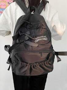 Mochila de moda para mujer, mochila escolar, mochila casual, mochila de día, mochila de senderismo, mochila de fin de semana, mochila de viaje de gran capacidad