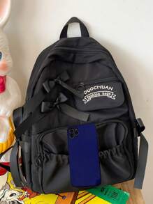 Mochila de moda para mujer, mochila escolar, mochila casual, mochila de día, mochila de senderismo, mochila de fin de semana, mochila de viaje de gran capacidad