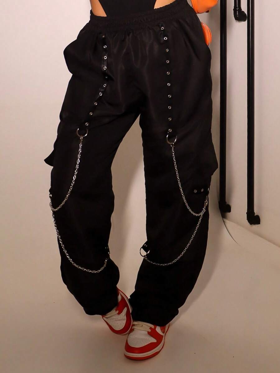 Women Pants - Black - View 1