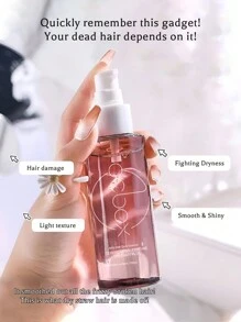 100毫升护发油，烫后修护，改善干枯毛躁发质，持久留香，适用于烫后毛躁发质，1瓶 - 粉色 - 查看 4