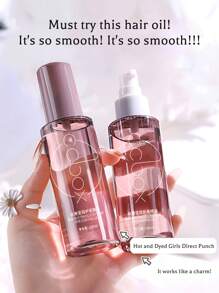 100毫升护发油，烫后修护，改善干枯毛躁发质，持久留香，适用于烫后毛躁发质，1瓶 - 粉色 - 查看 2