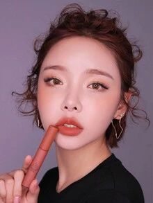 3CE Velvet Lip Gloss #GOING RIGHT, Velvet Matte, Smooth & Lightweight, Healthy Glow, Luxurious & Refined, Long-Lasting Color, Korean Cosmetics - VELVET #GOING RIGHT - View 3