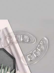 2pcs Pea Shape High Heels Anti-Friction Transparent Invisible Non-Slip Forefoot Pads Heel Stickers Universal