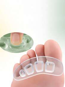 2pcs Pea Shape High Heels Anti-Friction Transparent Invisible Non-Slip Forefoot Pads Heel Stickers Universal