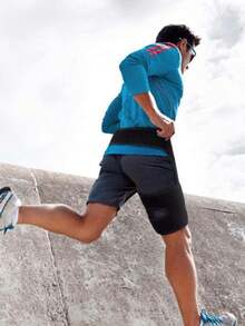 1pc Hip Joint Protection Strap For Groin Muscle Strain And Injury Black Unisex Sports Fitness Compression Leg, Knee, Waist Protector With Left And Right Optional - Black - View 10