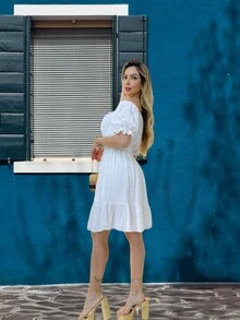 Women Dresses - trắng - Xem 2