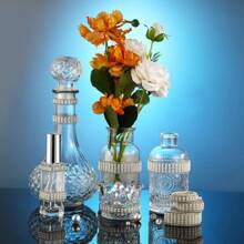 10pcs/30pcs/50pcs Gold Diamond Napkin Rings, Christmas Napkin Holders, Shiny Rhinestone Napkin Rings, Diamond Hook And Loop Napkin Rings, Suitable For Table Decoration, Suitable For Anniversary, Birthday, Wedding, Dinner, Party, Diy Decoration (Silver) - Silver - View 5