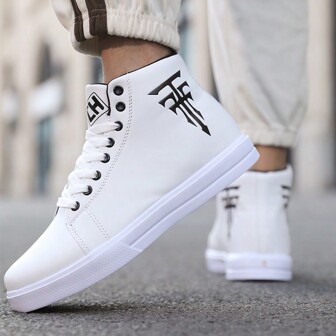 Nuevos Zapatos De Senderismo Deportivos Casuales De Moda Ligeros De Estilo Coreano De Corte Medio Con Superficie De Cuero Para Otoño E Invierno Al Aire Libre.