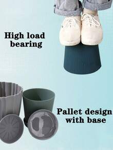 1入組帶底盤的花盆,適用於盆栽植物、多肉植物、裝飾和儲物 - 彩色 - 查看 9