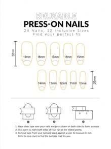 10入組/套手工製作的t形假指甲,配有黑色貓眼和歐美流行的金屬元素、新月形狀、蛇、骷髏、3d裝飾藝術,適用於日常使用和派對美甲貼紙套裝 - 黑色 - 查看 5