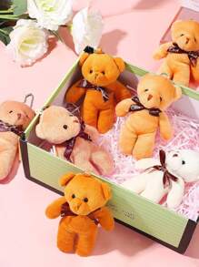 1~20 chiếc 4,7 inch Gấu bông nhỏ nhồi bông Đồ chơi sang trọng DIY Móc khóa Túi Mặt dây chuyền, Đám cưới Sinh nhật Hộp quà tặng Búp bê Đồ chơi cho Bánh sinh nhật Trang trí đám cưới Đồ dùng tiệc ủng hộ Phụ kiện DIY, Gấu bông, Gấu, Quà tặng Phục sinh - Cà phê - Xem 6