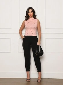 Women Tops - 淺粉色 - 查看 3