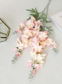 1 件人造飞燕草花 33 英寸丝绸飞燕草花仿长茎假植物插花适用于家庭办公室花园婚礼桌花瓶装饰、情人节、礼物生日毕业家居装饰返校房间装饰学校用品 - 淺粉色 - 查看 6