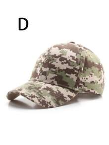 1pc Unisex Multi-Style Camouflage & Plaid Fashion Baseball Cap - Multicolor - View 5