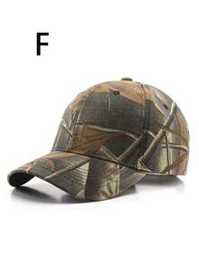 1pc Unisex Multi-Style Camouflage & Plaid Fashion Baseball Cap - Multicolor - View 7