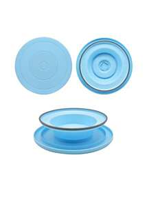 YUQING Rotating Base Cake Decoration Pastry Pastry - Blue - View 3