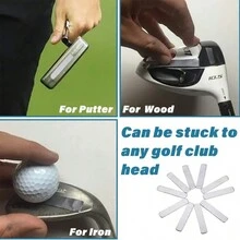8 Piezas Cinta De Plomo Para Palos De Golf, Cinta Adhesiva Ponderada Para Palos De Golf Y Raquetas De Tenis - Plateado - Ver 6