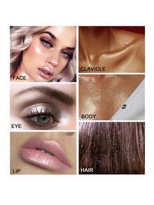 Fairy Dust Highlighter Makeup Glitter For Face And Body - White - View 4
