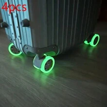 4 Vỏ bọc bánh xe vali du lịch, Bảo vệ bánh xe ghế văn phòng, Vỏ bọc bánh xe vali du lịch hoàn hảo, Phụ kiện du lịch Vỏ bọc hành lý Vỏ bảo vệ vali cho kỳ nghỉ, Đồ dùng du lịch thiết yếu Phụ kiện du lịch - Màu huỳnh quang - Xem 2