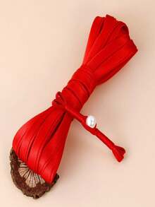 5 cái/bộ Trang trí ngọc trai Nút Ếch & Dây tơ hồng Trung Quốc & Móc và mắt Khép kín Đối với Sườn xám Quần áo , Phong cách Retro - Màu xanh lá cây đậm - Xem 7