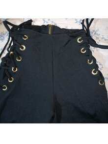 Pantalón de Arillos - Negro - Ver 3