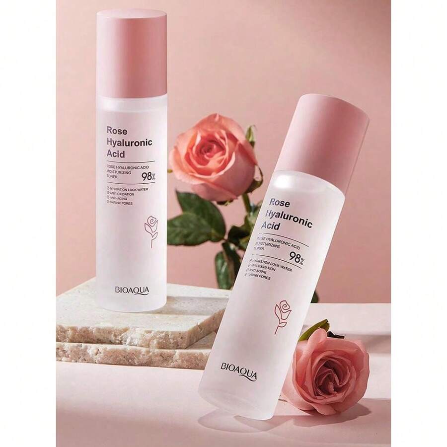 BIOAQUA 100ml玫瑰保湿爽肤水，持久保湿，滋养，紧致肌肤，适合所有肤质，日常护肤爽肤水 - 無色 - 查看 1