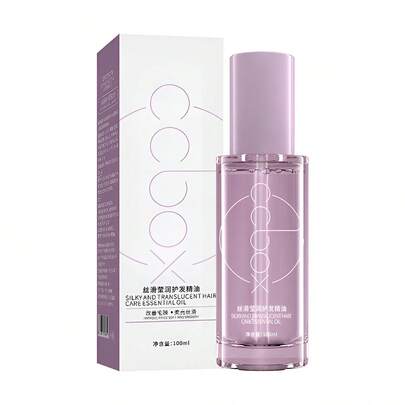 100ml Aceite para el cabello, repara después del rizado, mejora el cabello seco y encrespado, fragancia duradera, apto para cabello rizado y encrespado, 1 botella