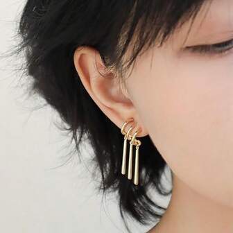 Aretes de anime para hombres, solo un orificio en la oreja, aretes con figura para amantes del anime, regalos de San Valentín