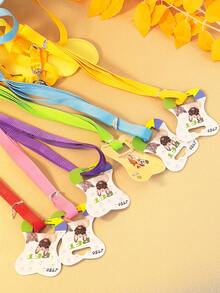 1 Pieza Correa Rosa Con Diseño De Alas De Ángel Para Caminar Perros Y Gatos, Suministros Para Mascotas - Rosa - Ver 6