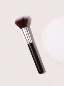 1支专业奢华大号蓬松黑色散粉/腮红刷，多功能面部化妆刷，可用于涂抹散粉、修容粉、腮红、粉底、遮瑕、轮廓、修容、散粉、粉底、腮红等。