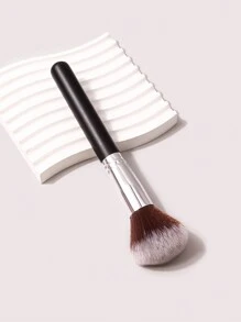 1支专业奢华大号蓬松黑色散粉/腮红刷，多功能面部化妆刷，可用于涂抹散粉、修容粉、腮红、粉底、遮瑕、轮廓、修容、散粉、粉底、腮红等。