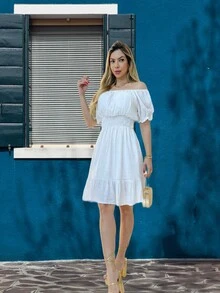 Women Dresses - trắng - Xem 1