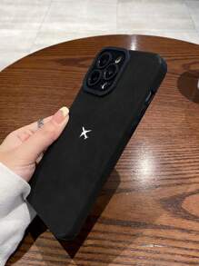 黑白飞机图案 TPU PU 材质 1 件装飞机彩绘手机壳，兼容苹果 11、12、13、14、12 Pro Max、13 Pro Max、15、15 Pro、15 Plus、15 Pro Max、16、16 Pro、16 Plus、16 Pro Max 以及三星 Galaxy A11、A12、A20S、A32、A50、A51、A52、A71、A73、S20 FE、S21、S22、A04、A13、A24，防水防震防摔防刮花，时尚手机壳，周年纪念、生日、春季派对礼物之选 - 黑與白 - 查看 3