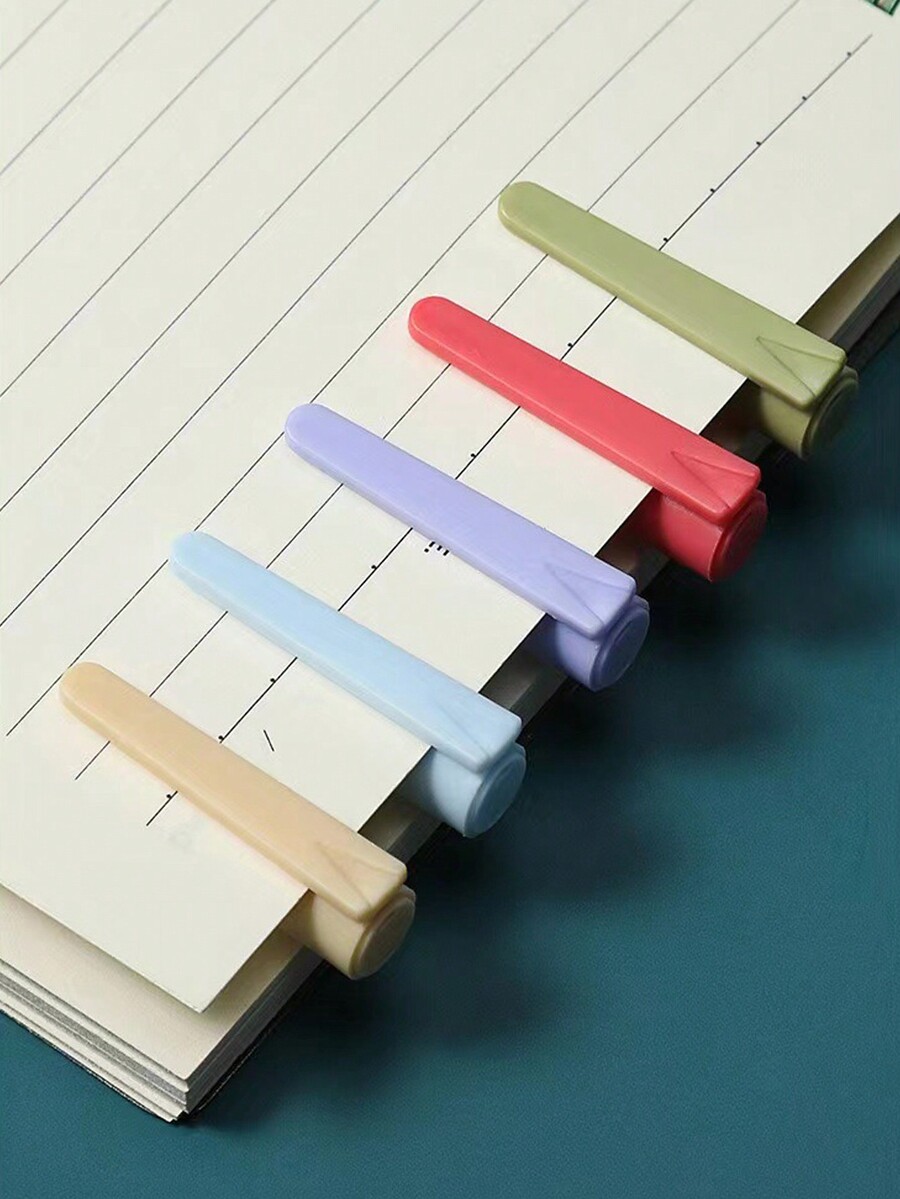 5Pack Morandi Color Gel Pens With 0.5mm Black Refills Add A Pop Of