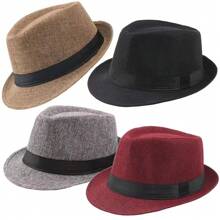 Chapéu Malandro Carioca social Liso Unisex Brim Tecido Panama